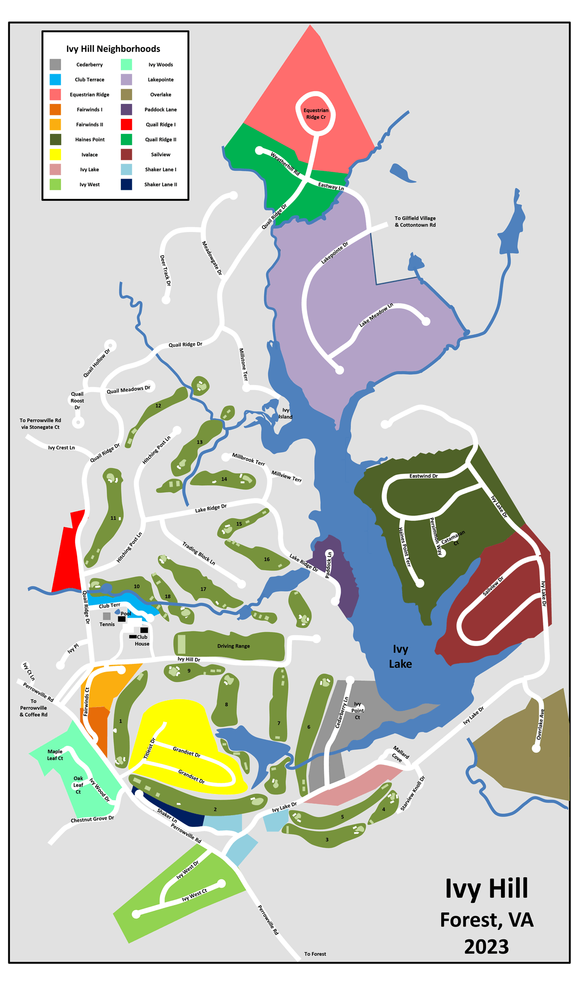 Ivy Hill map